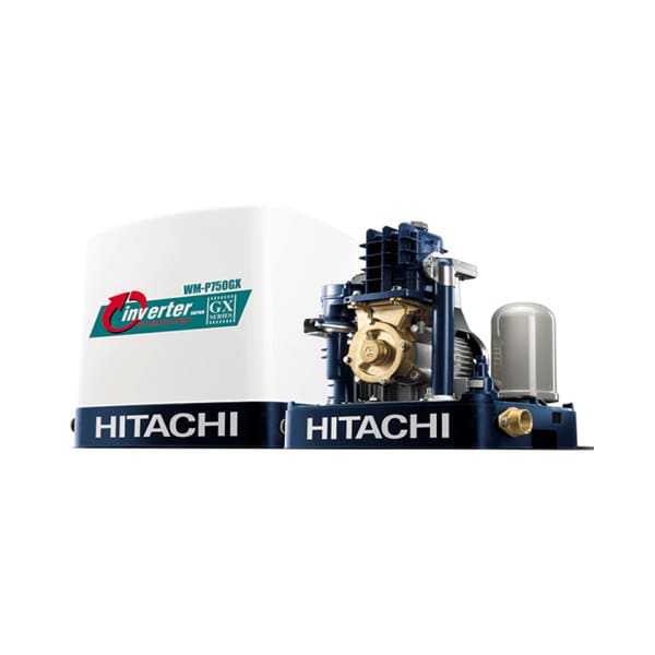 Máy bơm tăng áp vuông biến tần Hitachi WM-PV750GX2 750W Máy bơm tăng áp vuông biến tần Hitachi WM-PV750GX2 750W