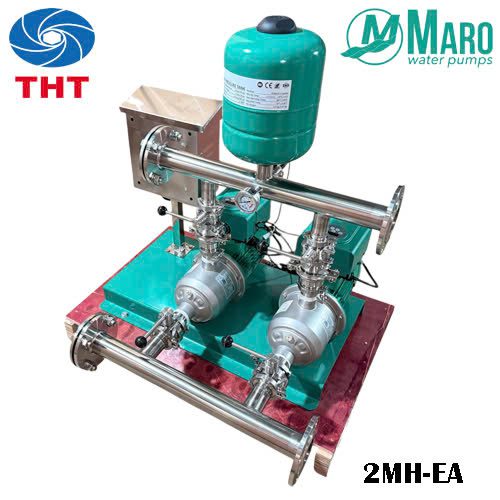 Máy bơm tăng áp kép đa tầng cánh Inox MARO 2MH-404EA Máy bơm tăng áp kép đa tầng cánh Inox MARO 2MH-404EA